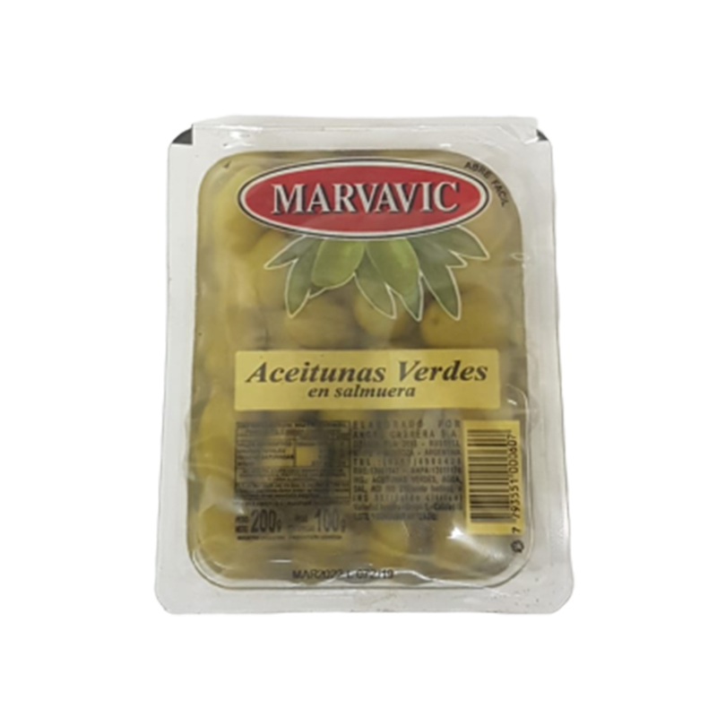 ACEITUNA VERDE MARVAVIC '2' BAND.15x200cc        