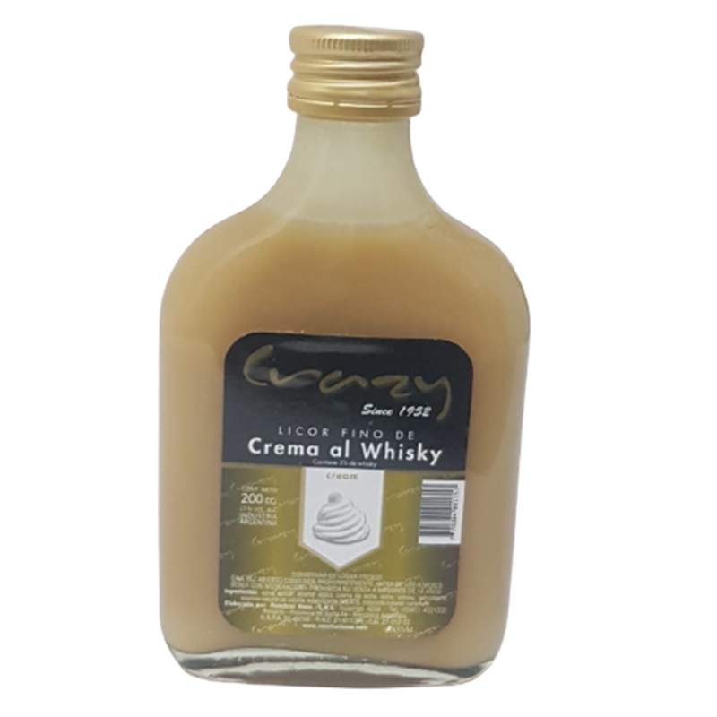 PETACA LICOR DERNA CREMA WHISKY 12X200cc  