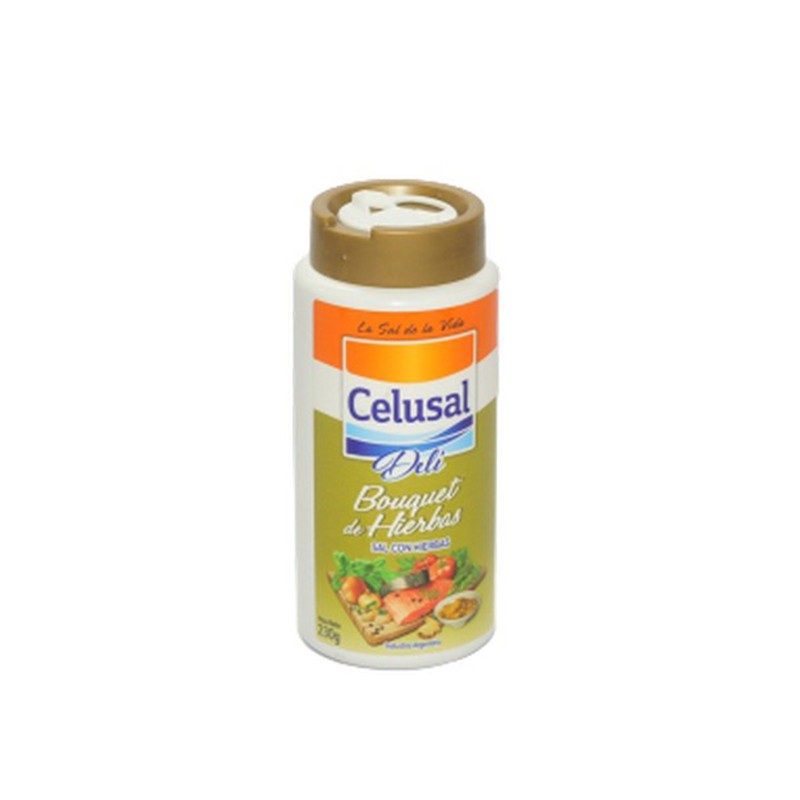 SAL FINA CELUSAL CONDIMENTO HIERBAS  SALERO 6X230G