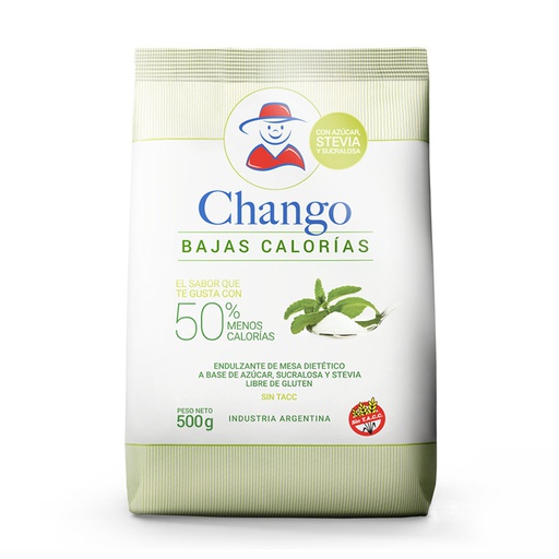 [00122        ] AZUCAR BAJAS CALORIAS CHANGO  6X500GS         