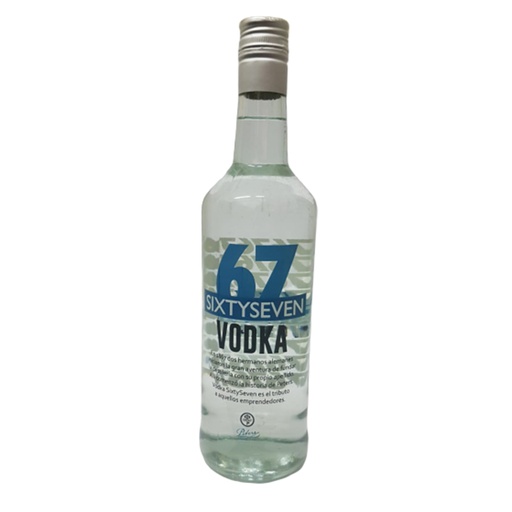 [00131        ] VODKA 67 PETERS 6X750cc                 